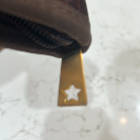 HARVEY'S RARE VINTAGE BOW SEATBELT Zip Around Collectible Wallet BROWN CROC - Picture 8 of 8